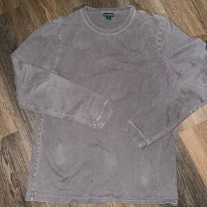 Vintage 90s J Crew Always Overdyed Crewneck Long Sleeve Tee